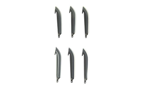 Knives Outdoor Edge Edge Drop Point Blades OD EDGE DROP POINT BLADES 5" 6PK BLK